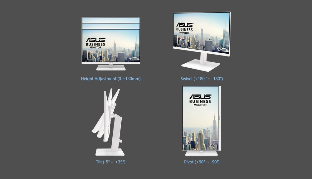 Monitor Asus VA24EQSB-W bílý Asus VA24EQSB-W