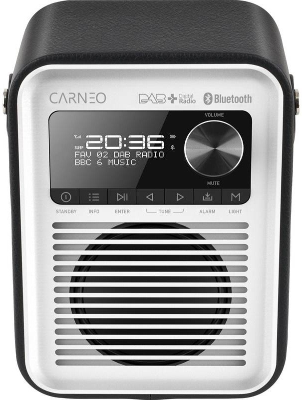 Radiopřijímač s DAB+ Carneo D600 černý/bílý Radiopřijímač s DAB+ Carneo D600 černý/bílý