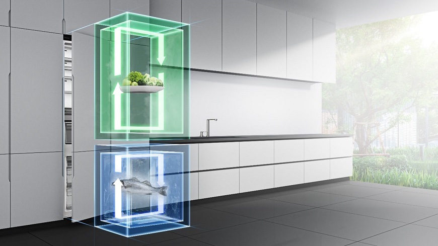 Chladnička s mrazničkou Hisense RB5B250SSWC bílé Kombinovaná chladnička Hisense RB5B250SSWC, vestavná, Dual-Tech chlazení