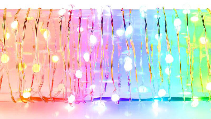 Vánoční osvětlení Nedis SmartLife RGB řetěz, Wi-Fi, 5m Vánoční osvětlení Nedis SmartLife RGB řetěz, Wi-Fi, 5m