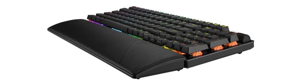 Klávesnice Asus ROG Strix Scope II 96 Wireless (ROG NX Snow/PBT) - US černá Klávesnice Asus ROG Strix Scope II 96 Wireless (ROG NX Snow/PBT) - US černá