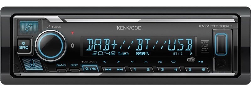Autorádio KENWOOD KMM-BT508DAB černé