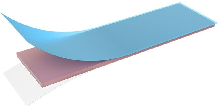 Teplovodivá páska AKASA M.2 SSD Thermal Pad Plus, 70 × 20 × 1.5 mm, 3 ks