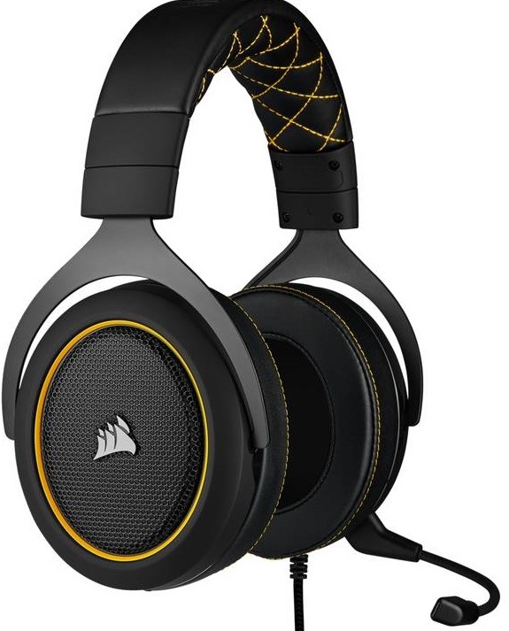 Headset Corsair HS60 Pro Surround černý/žlutý