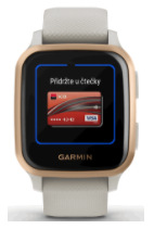 Chytré hodinky Garmin Venu Sq Music - Slate/Green Band