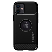 Kryt na mobil Spigen Rugged Armor na Apple iPhone 12 mini černý Spigen Rugged Armor na Apple iPhone 12 mini