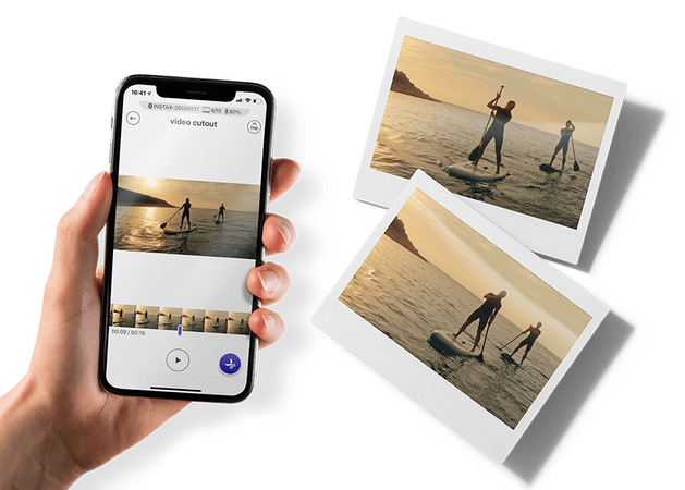 Fototiskárna Fujifilm Instax Link WIDE Dárkové balení šedá