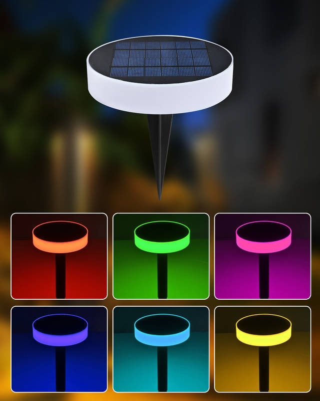 Venkovní svítidlo IMMAX NEO LITE ROUND, RGB, TUYA černé Venkovní svítidlo IMMAX NEO LITE ROUND, RGB, TUYA - černé