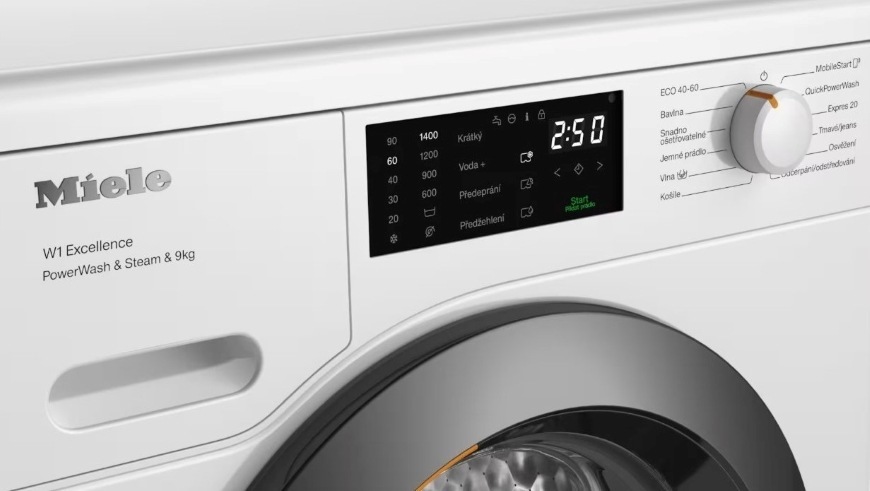 Set výrobků Miele WED 385 WCS + TED 645 WP bílý