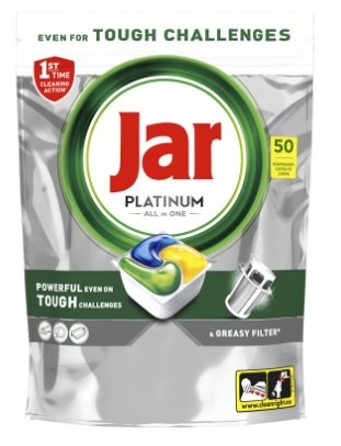 Kapsle do myčky Jar Platinum Yellow (50 ks) Kapsle do myčky Jar Platinum Yellow (50 ks)