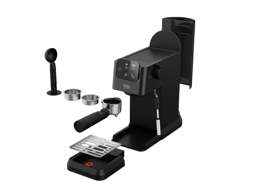 Pákový kávovar Beko Caffe experto CEP5302B černý Pákový kávovar Espresso Beko CEP5302B, černá, snadná údržba