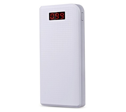 Powerbanka Remax 30 000 mAh, Carbon Design, 2,1A bílá