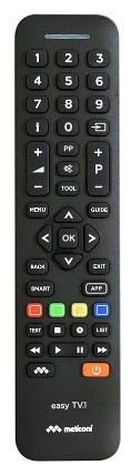 Dálkový ovladač Meliconi Easy TV.1 černý