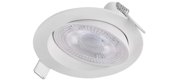 Vestavné svítidlo EMOS Geri 6,5W, 10cm, 780lm, teplá-studená bílá bílé LED SVÍTIDLO GERI VES. KR 6,5W 780LM IP20 CCT B