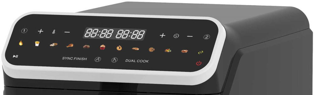 Ovládání horkovzdušné fritézy Techwood CS9011