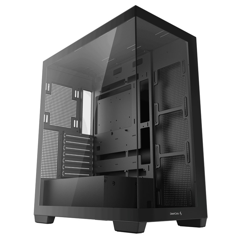 PC skříň DeepCool CG580 v černé barvě.