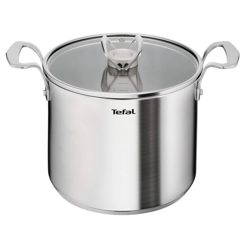 Hrnec na těstoviny s poklicí značky Tefal o objemu 6,3 l.