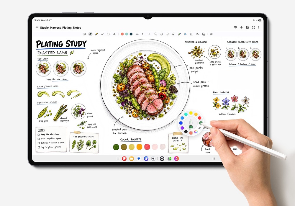 Dotykový tablet Samsung Galaxy Tab S12 Ultra 12 GB / 256 GB + dotykové pero šedý Samsung Galaxy Tab S12 Ultra je dodáván včetně S Pen