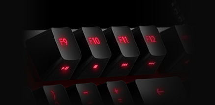 Klávesnice Logitech Gaming G413, červené podsvícení, US carbon