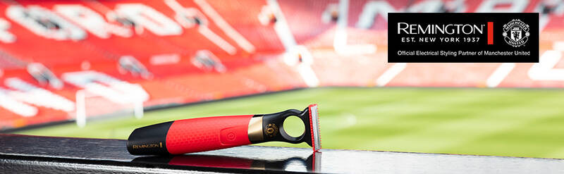 Zastřihovač vousů Remington MB055 Man Utd Durablade černý/červený