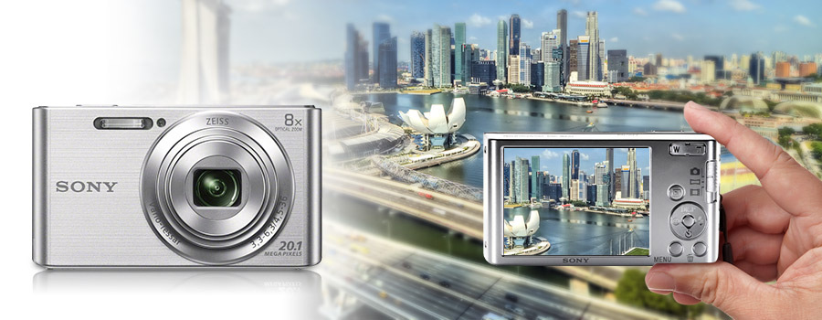 Digitální fotoaparát Sony Cyber-shot DSC-W830S stříbrný