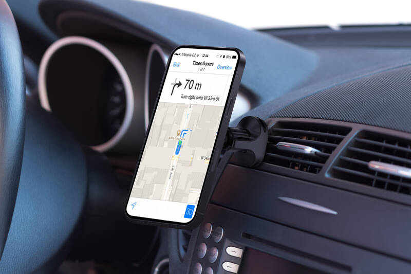 Držák na mobil Connect IT InCarz MagSafe360 černý