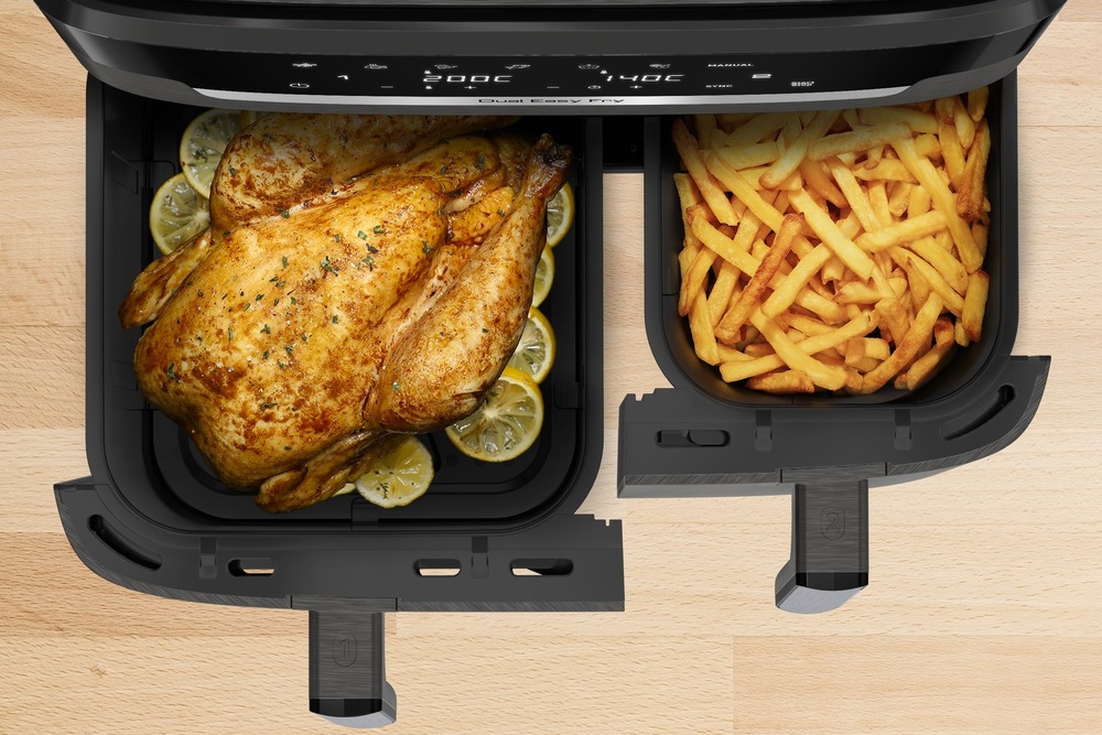 Fritéza horkovzdušná Tefal EY942HE0 Dual Easy Fry XXL