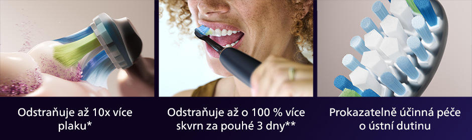 Náhradní hlavice Philips Sonicare Premium Plaque Defense HX9045/88 (4+1 ks) černá Philips HX9045/88 Sonicare Premium Plaque Defense