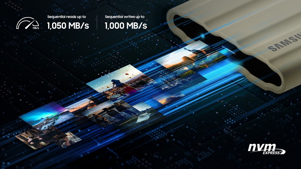 SSD externí Samsung T7 Shield 1TB černý SSD externí Samsung T7 Shield 1TB černý