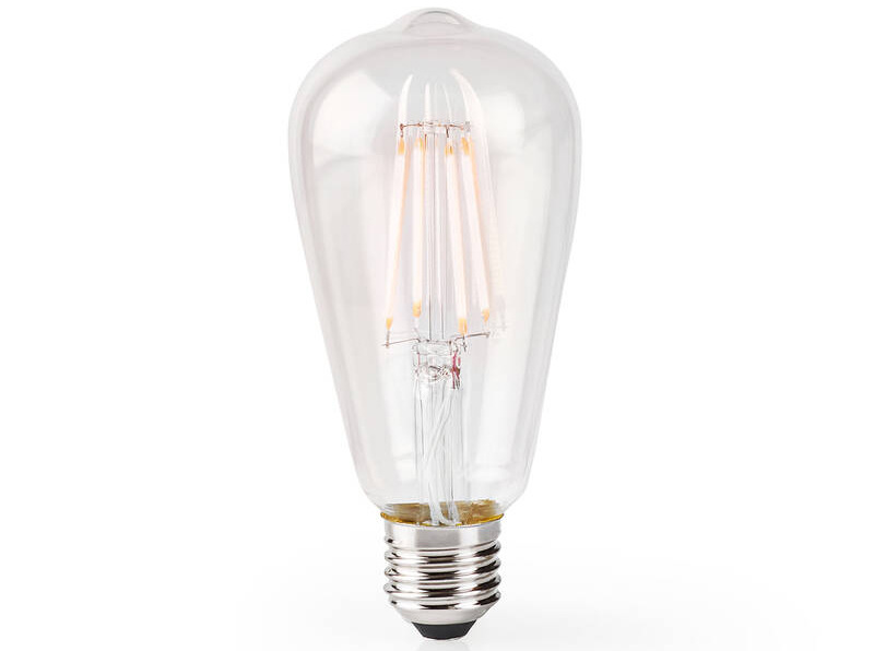 Chytrá žárovka Nedis SmartLife ST64, Wi-Fi, E27, 500 lm, 5 W, Teplá Bílá Chytrá žárovka Nedis SmartLife ST64, Wi-Fi, E27, 500 lm, 5 W, Teplá Bílá