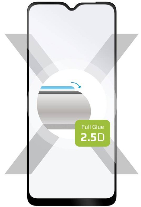 Tvrzené sklo FIXED Full-Cover na Oppo A16s černé