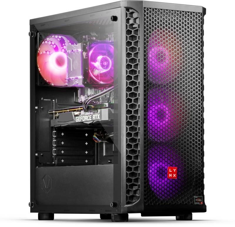 Herní počítač Lynx Challenger + Norton 360 STANDARD 10 GB + VPN 1 uživatel/1 zařízení na 1 rok černý Lynx Challenger