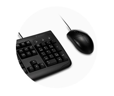 Myš KENSINGTON Pro Fit USB, omyvatelná černá