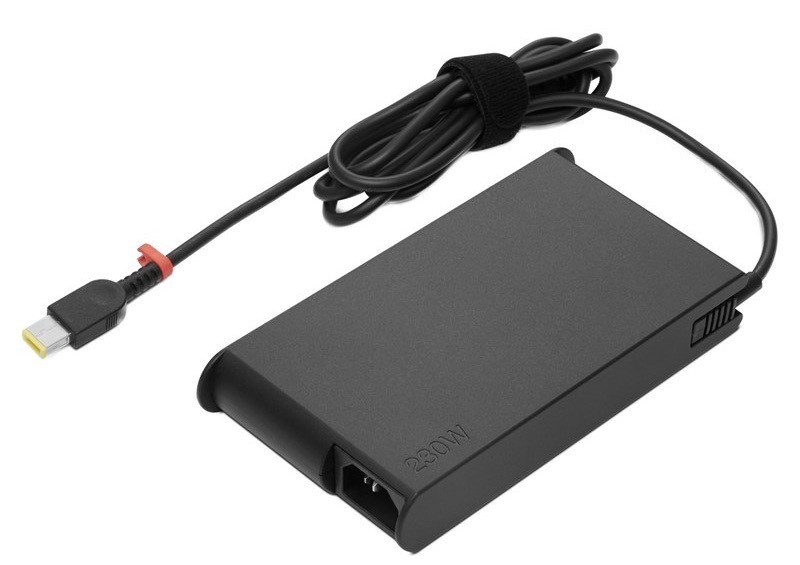 Napájecí adaptér Lenovo o výkonu 230 W, černá barva