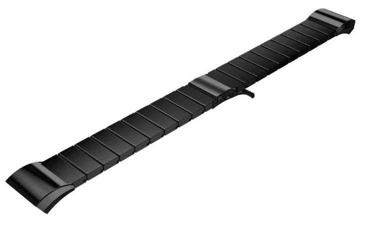Řemínek WG na Samsung Fit2 (R360), kovový rovný černý