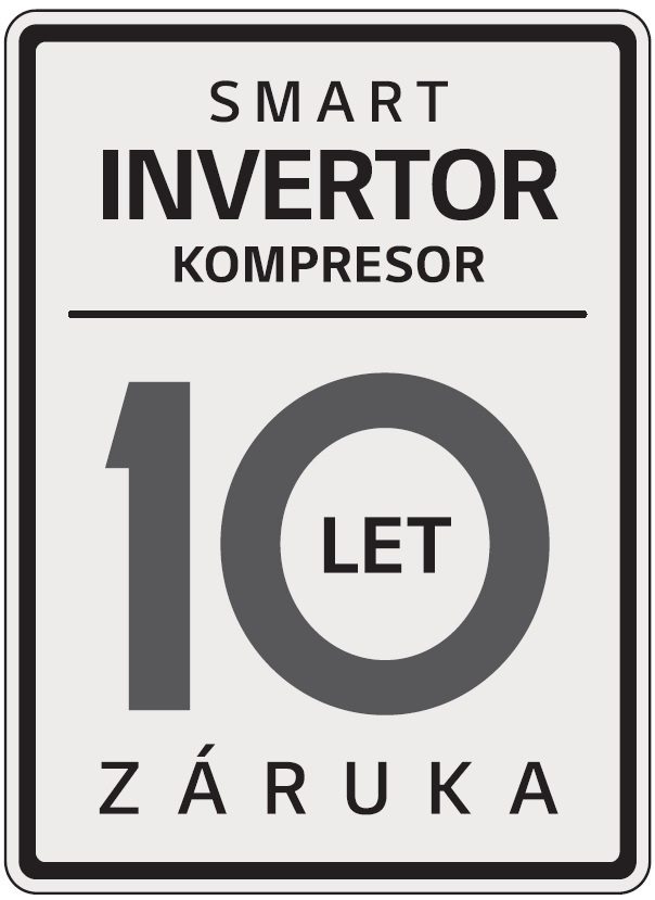 Chladnička s mrazničkou LG GBB62PZFGN stříbrná smart_invertor_lg_zaruka