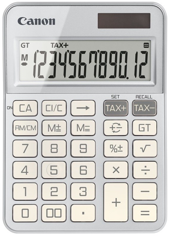 Kalkulačka Canon KS-125KB-SL EMEA HB stříbrná