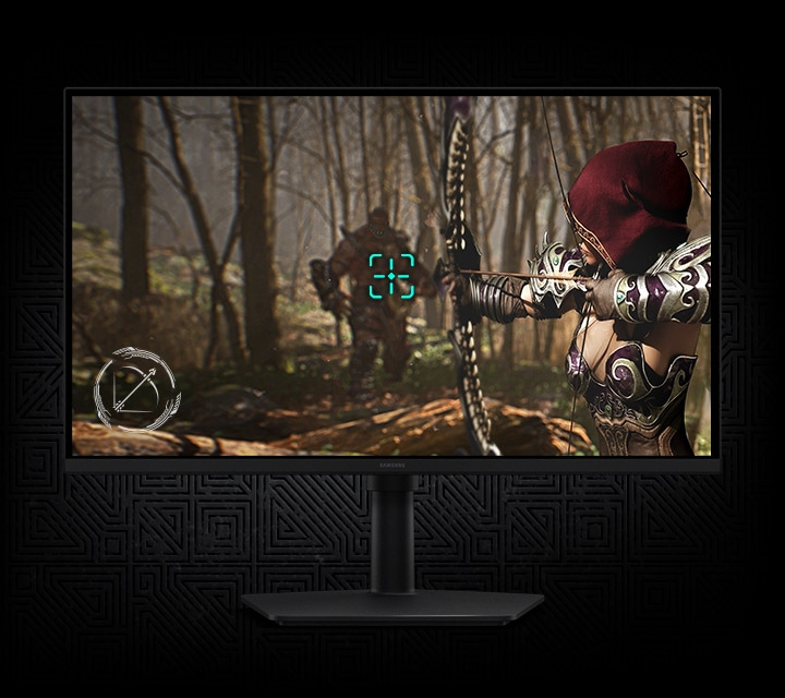 Herní monitor Samsung Odyssey G5 G53F černý Virtuální zaměřovač na obrazovce Samsung Odyssey G5 G53F