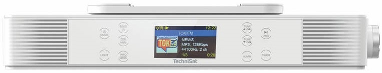 Internetový radiopřijímač TechniSat KitchenRadio IR bílý