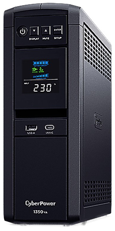 Záložní zdroj CyberPower PFC SineWave LCD GP 1350VA/810W černý