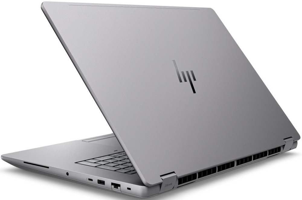 Notebook HP ZBook Fury G1i 16” šedý Zadní strana robustního notebooku HP ZBook Fury G1i