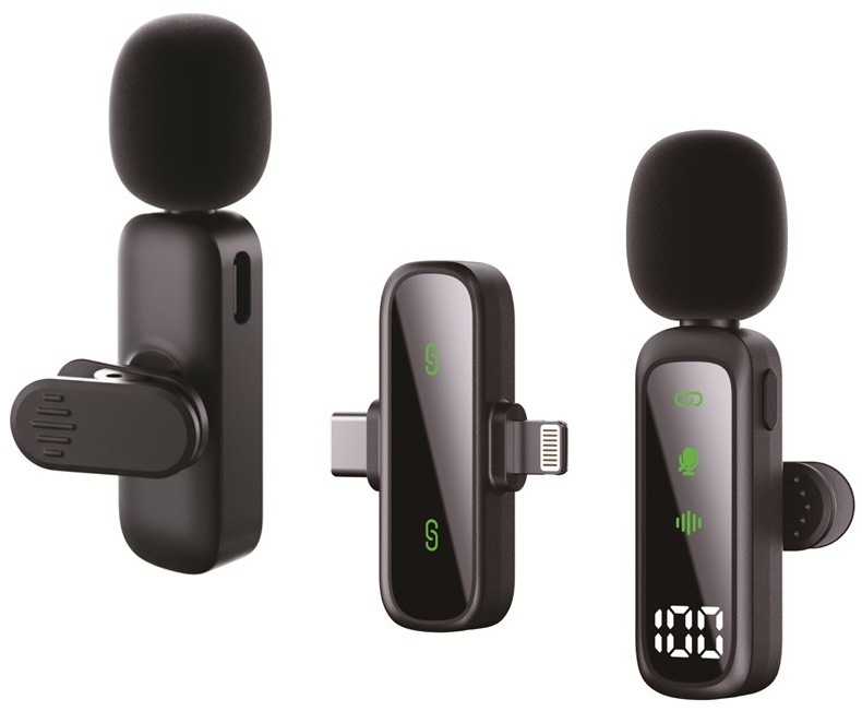 Mikrofon WG 2 in 1 Wireless Microphone PRO černý WG 2 in 1 Wireless Microphone PRO v černém provedení