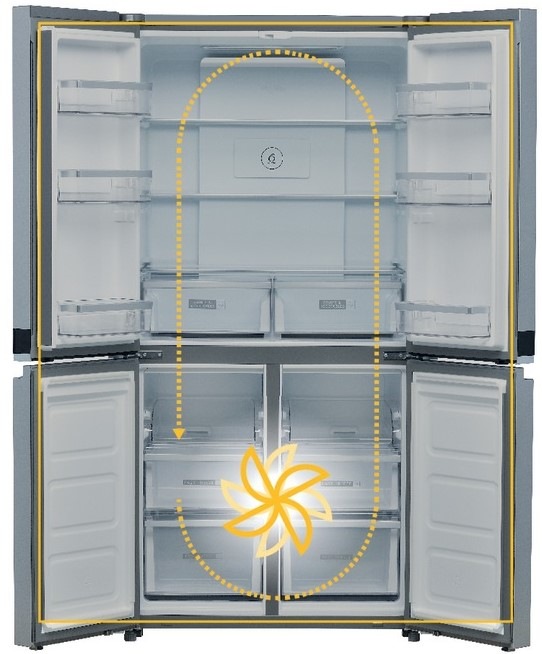 Americká lednice Whirlpool W Collection WQ9 B2L nerez Americká lednice Whirlpool W Collection WQ9 B2L nerez