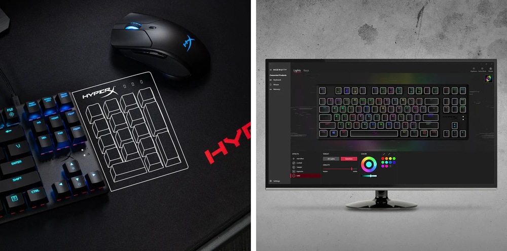 Klávesnice HyperX Alloy Origins Core - Blue - US černá HyperX Alloy Origins Core