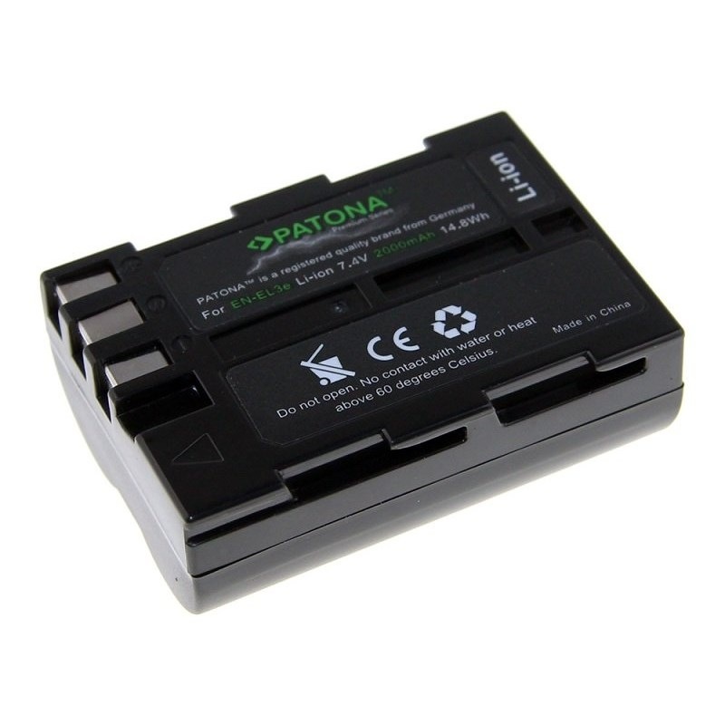 Baterie PATONA pro Nikon EN-EL3e 2000mAh Li-Ion Premium