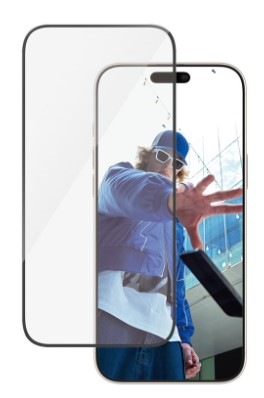 Tvrzené sklo PanzerGlass Ultra-Wide Fit na Apple iPhone 16 Pro Max s instalačním rámečkem