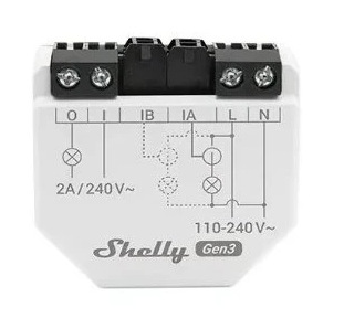 Modul Shelly Gen3 EM, měřič spotřeby 50A, WiFi bílý