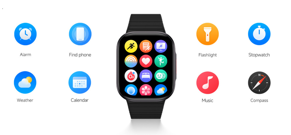 Xiaomi Redmi Watch 6 Lite nabízí i aplikace jako počasí