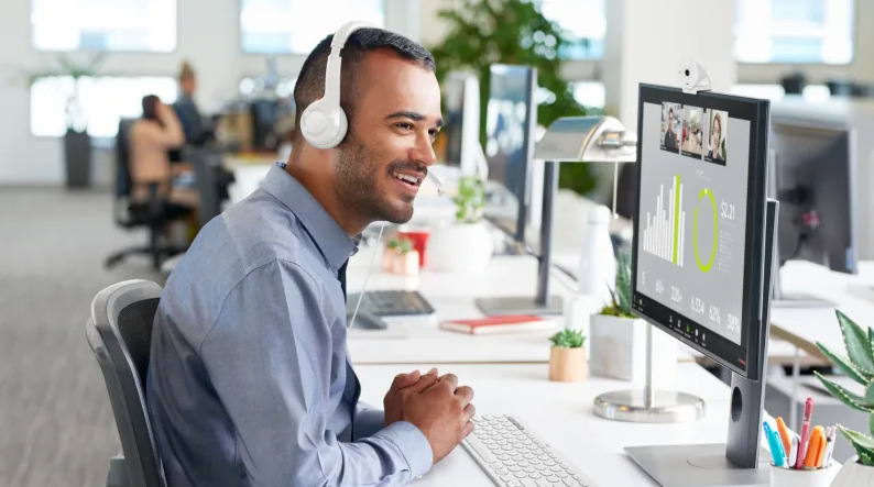Headset Logitech H390 USB růžový
