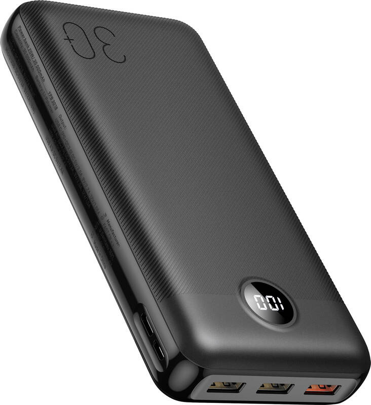 Powerbanka YENKEE YPB 3018 18W, 30 000mAh černá